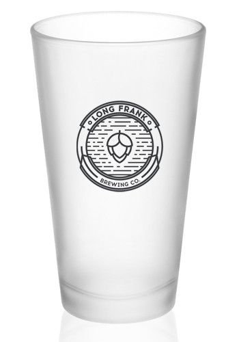 The Himalaya Frosted 16oz Pint Glass - Screenprinted